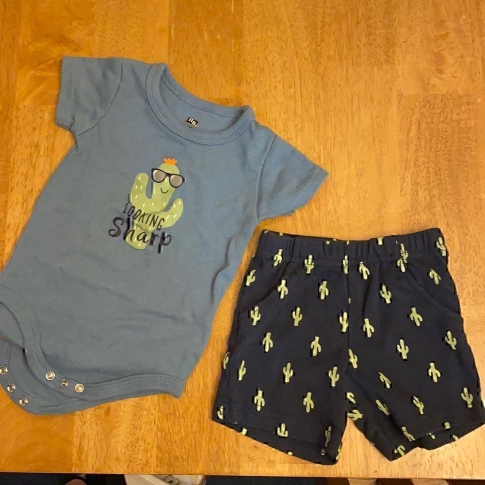 New! Hudson Baby Set  3-6 months